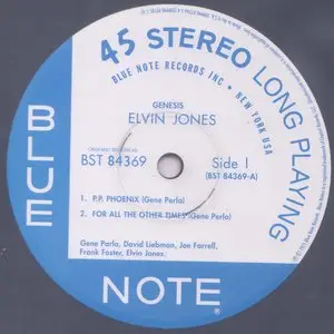 Elvin Jones - Genesis (1971) {2011 Music Matters 45RPM 2xLP} (24-96 vinyl rip)