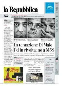 la Repubblica - 7 Marzo 2018