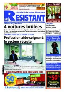 Le Journal Le Résistant - 08 décembre 2018