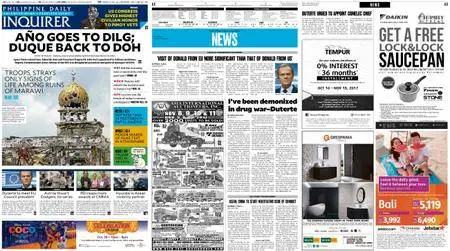 Philippine Daily Inquirer – October 27, 2017