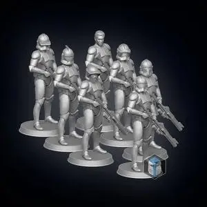 Clone Trooper Figurines - Soldiers