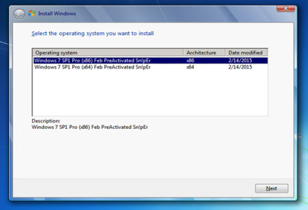 Microsoft Windows 7 Professional SP1 (x86/x64) & AIO PreActivated