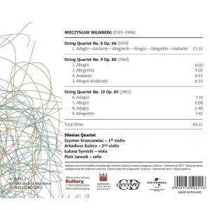 Silesian Quartet - Weinberg: String Quartets Nos. 8-10 (2018)