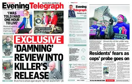 Evening Telegraph First Edition – November 26, 2019