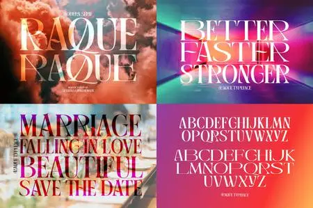 Raque - Modern Serif font