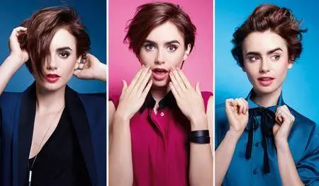 Lily Collins - Lancome Photoshoot 2015