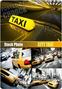 City taxi - Stock Photo