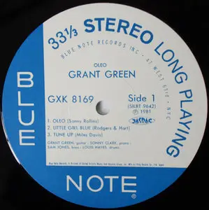 Grant Green - Oleo (Japan Blue Note) Vinyl rip in 24 Bit/ 96 Khz + CD 