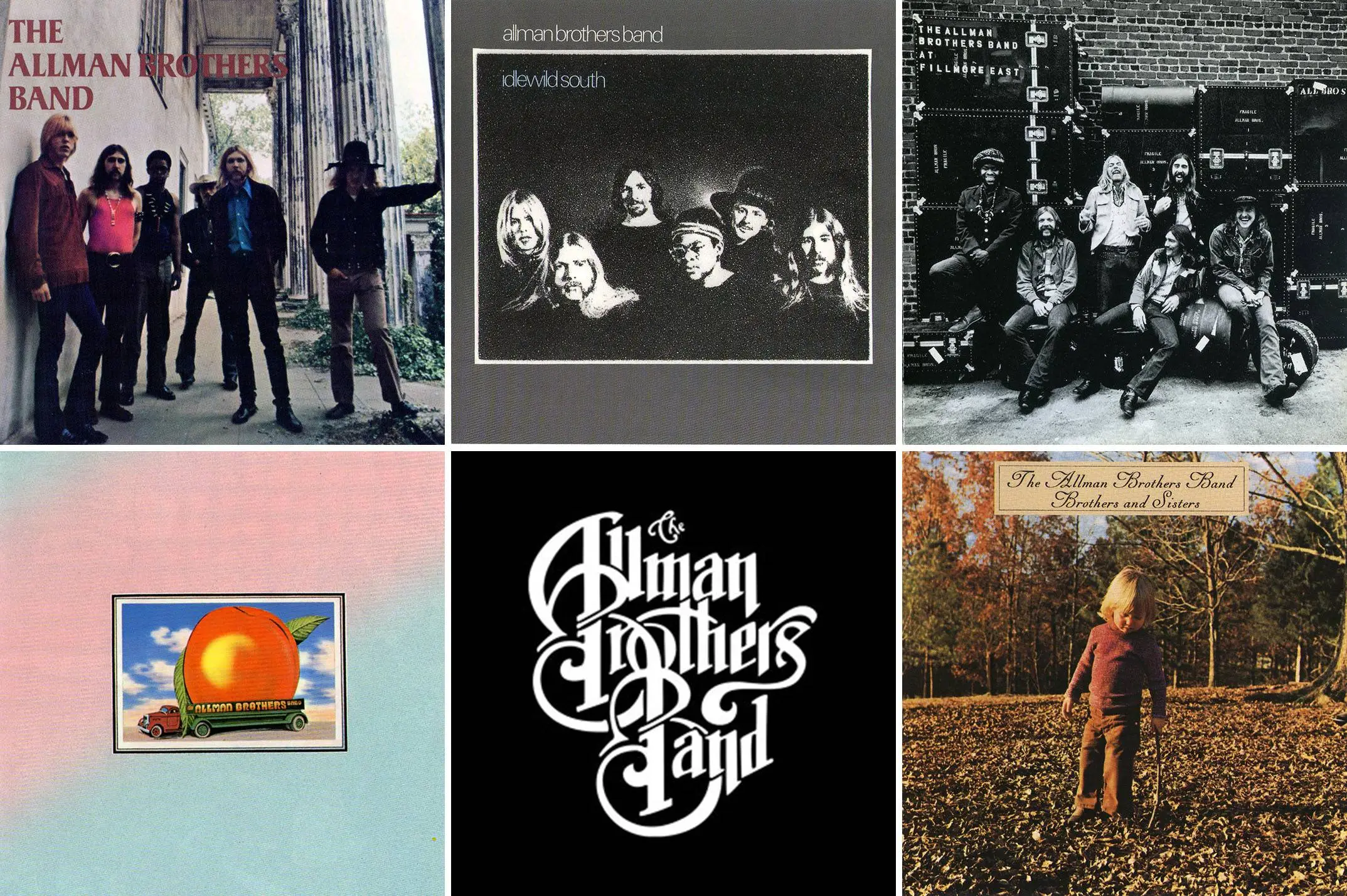 The Allman Brothers Band - Albums Collection 1969-1973 (5CD) Capricorn ...