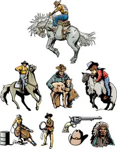 Wild West. Rodeo.