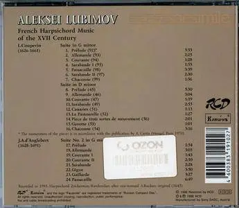 Alexei Lubimov - French Harpsichord Music of the XVII Century: Louis Couperin & Jean-Henri d'Anglebert (1996)