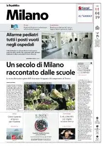 la Repubblica Milano - 1 Aprile 2019