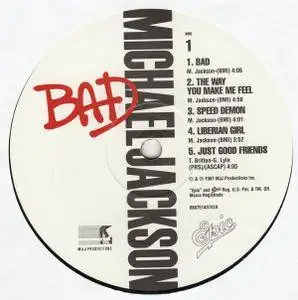 Michael Jackson ‎- Bad (1997) [2016, Vinyl Rip 16/44 & mp3-320 + DVD] Re-up