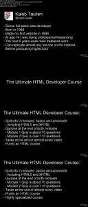The Ultimate HTML Developer