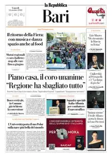 la Repubblica Bari - 14 Ottobre 2022