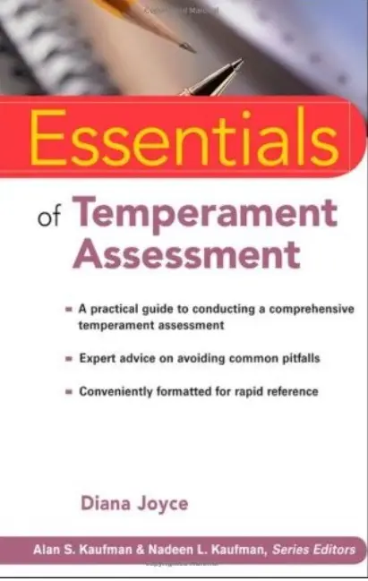 Essentials of Temperament Assessment