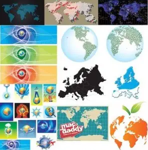 Globes and Maps in Vector 