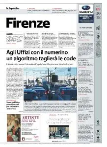 la Repubblica Firenze - 9 Ottobre 2018