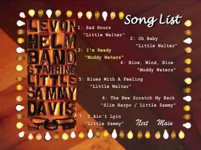 Levon Helm Band Starring Little Sammy Davis - The Midnight Ramble Sessions, Volume One (2005) CD + DVD