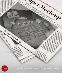 GraphicRiver Mock-Up - Newspaper Vol.1