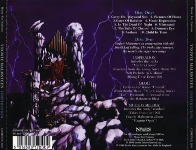 Yngwie Malmsteen - Inspiration (1996) [CDMFNX 200, Limited Edition]