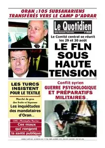  Le Quotidien d’Oran – Mardi 27 Août 2013