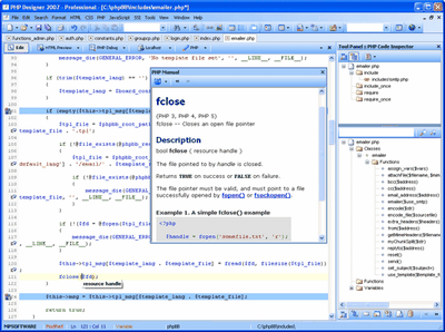 PHP Designer 2007 - Professional ver. 5.2
