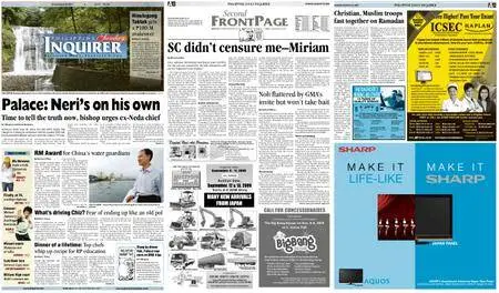 Philippine Daily Inquirer – August 30, 2009