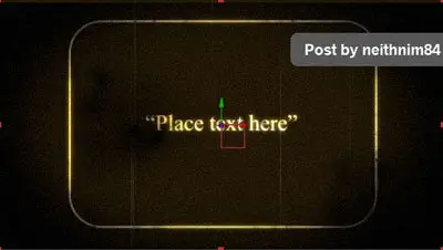 After Effects Place Text Here 12