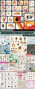 Infographics Design Elements #7 - 25 Vector