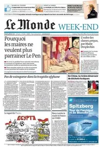 Le Monde et Suppléments du Samedi 4 Février 2012