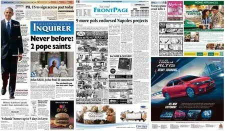 Philippine Daily Inquirer – April 28, 2014