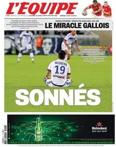 L'Equipe du Dimanche 27 Septembre 2015