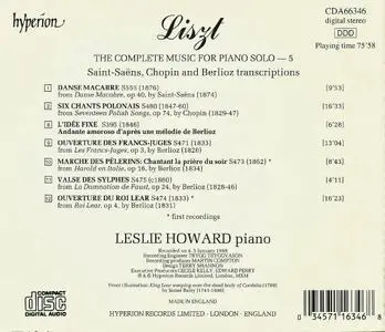 Leslie Howard - Liszt: Saint-Saëns, Chopin, Berlioz transcriptions (1990)