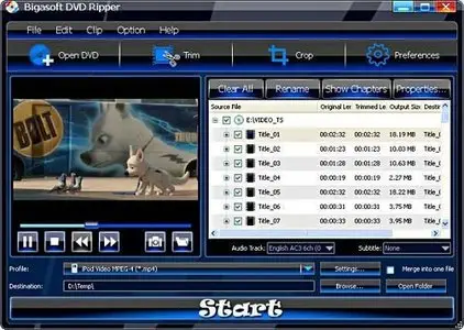 Bigasoft DVD Ripper 1.7.13.4307