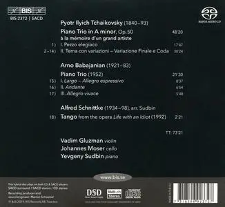 Vadim Gluzman, Johannes Moser, Yevgeny Sudbin - Tchaikovsky & Babajanian: Piano Trios (2019)
