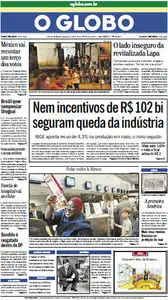 Jornal O Globo - 4 de julho de 2012 - Quarta