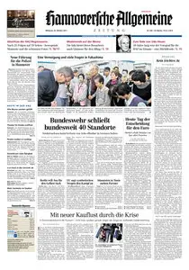 Hannoversche Allgemeine Zeitung - 26.10.2011