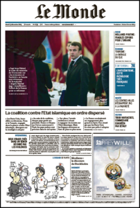 Le Monde Du Mardi 09 Décembre 2014