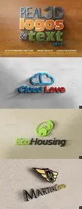 GraphicRiver Real 3D Logos and Text - Vol2
