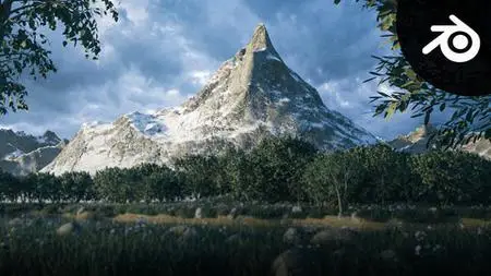 Create Realistic Looking Forests & Mountains In Blender