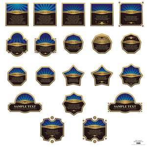 Classic Labels Vector