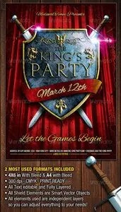 GraphicRiver The King's Party Flyer