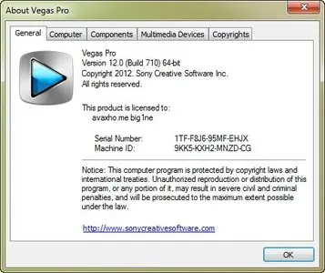 Sony Vegas Pro 12.0 Build 710 x64