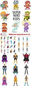 Vectors - Different Superheroes 18