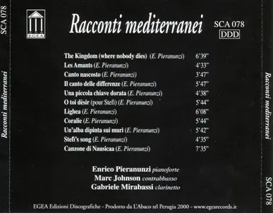 Enrico Pieranunzi / Marc Johnson / Gabriele Mirabassi - Racconti Mediterranei (2000) {Egea}