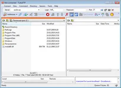 TurboFTP Lite 6.80 Build 1120 Multilingual