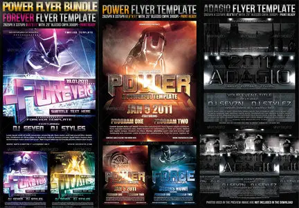 GraphicRiver - Power Flyer Bundle