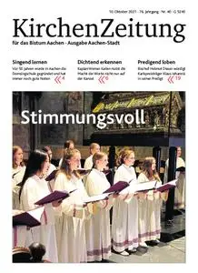 KirchenZeitung für das Bistum Aachen – 10. Oktober 2021