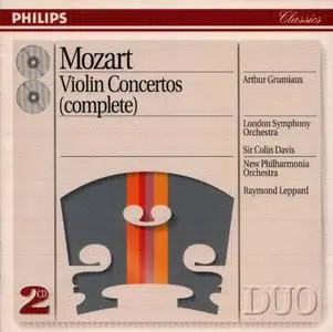 Mozart - Complete violin concertos - Grumiaux